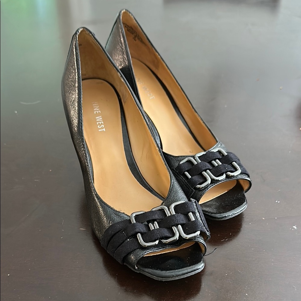 Nine West Black Classic Heels